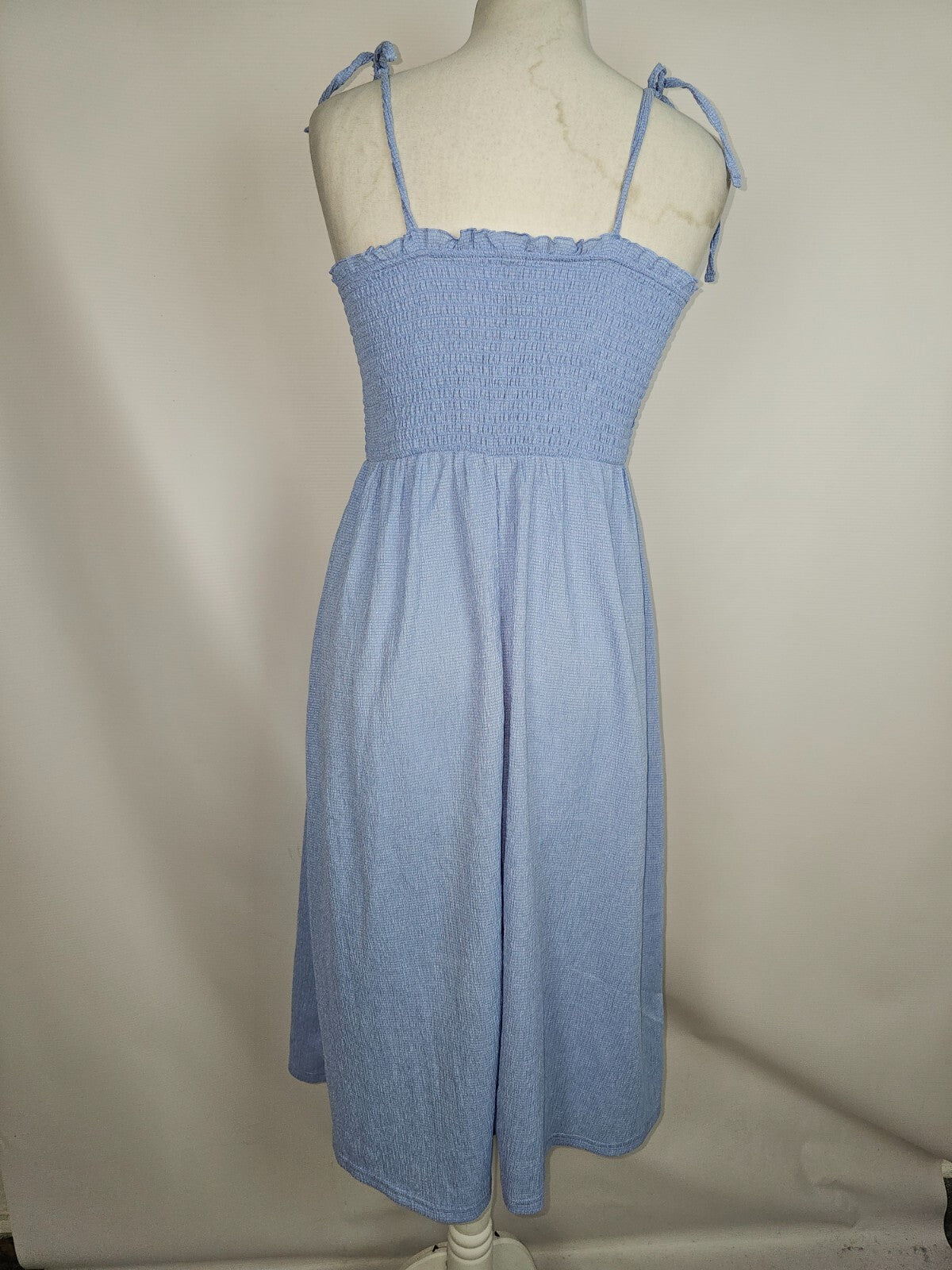 EK6524 Damen Kleid von Divided H&M, blau, Gr.S4