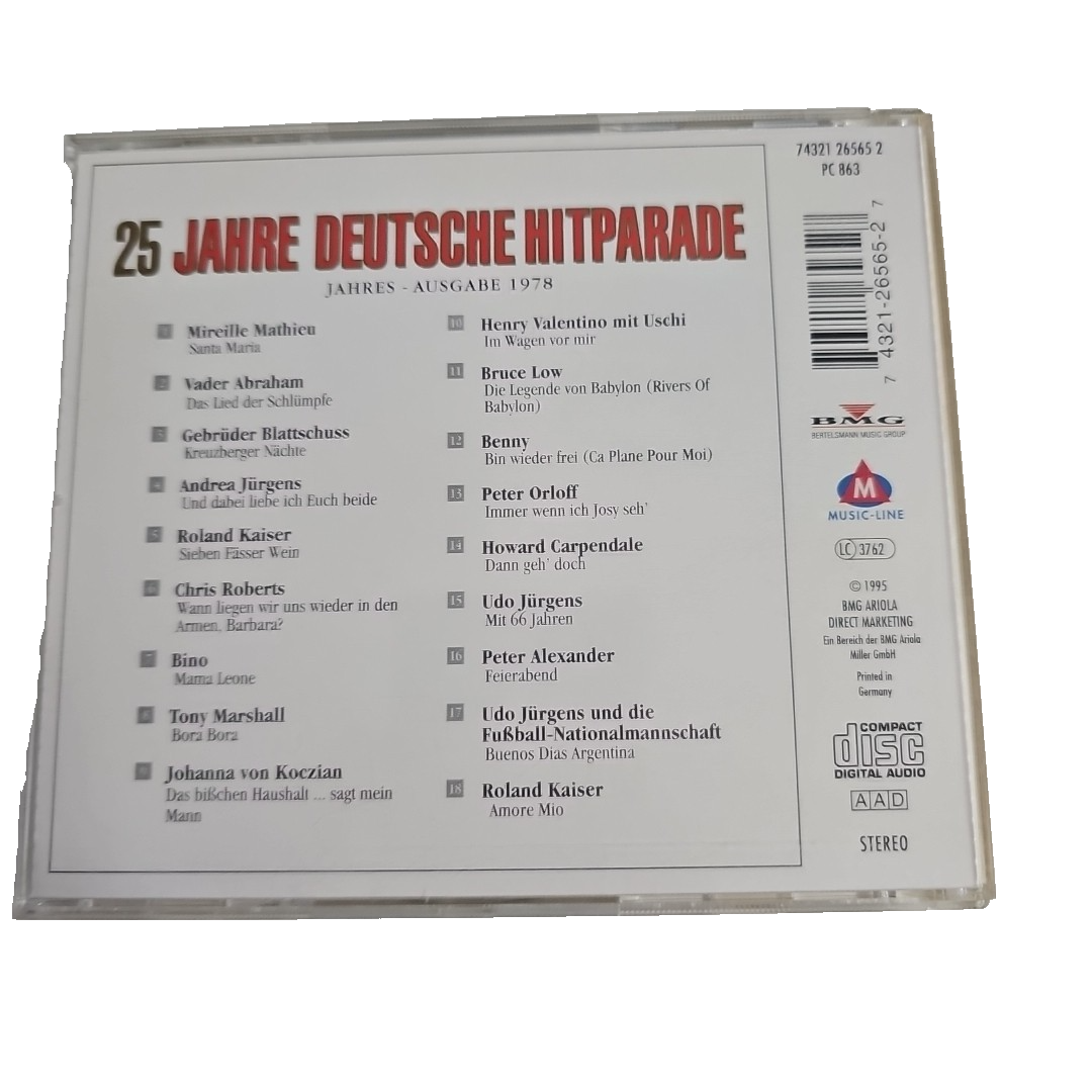 EB3140 25 Jahre Deutsche Hitparade 1978 / CD gebraucht gut2