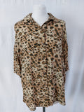 EK3642 Damen Bluse von Pull&Bear, braun/beige, Gr. M0