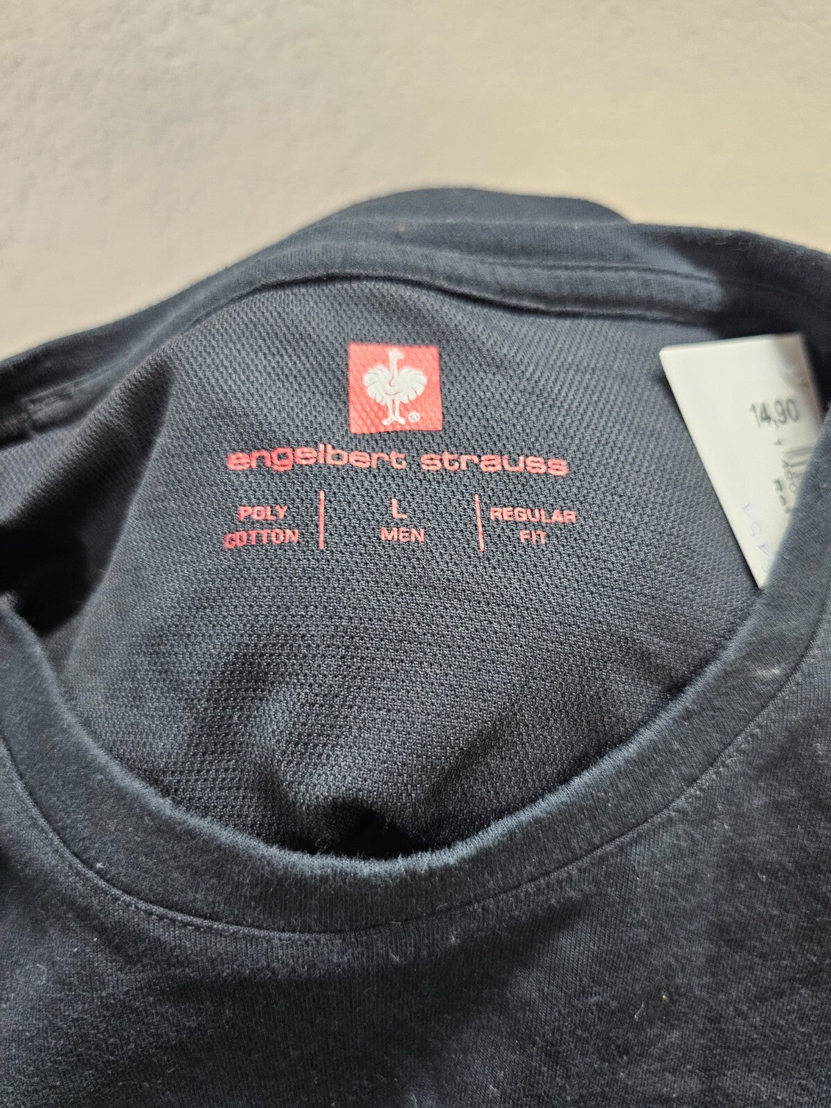 EK6191 Herren T-Shirt von Engelbert Strauß, schwarz, Gr. L5