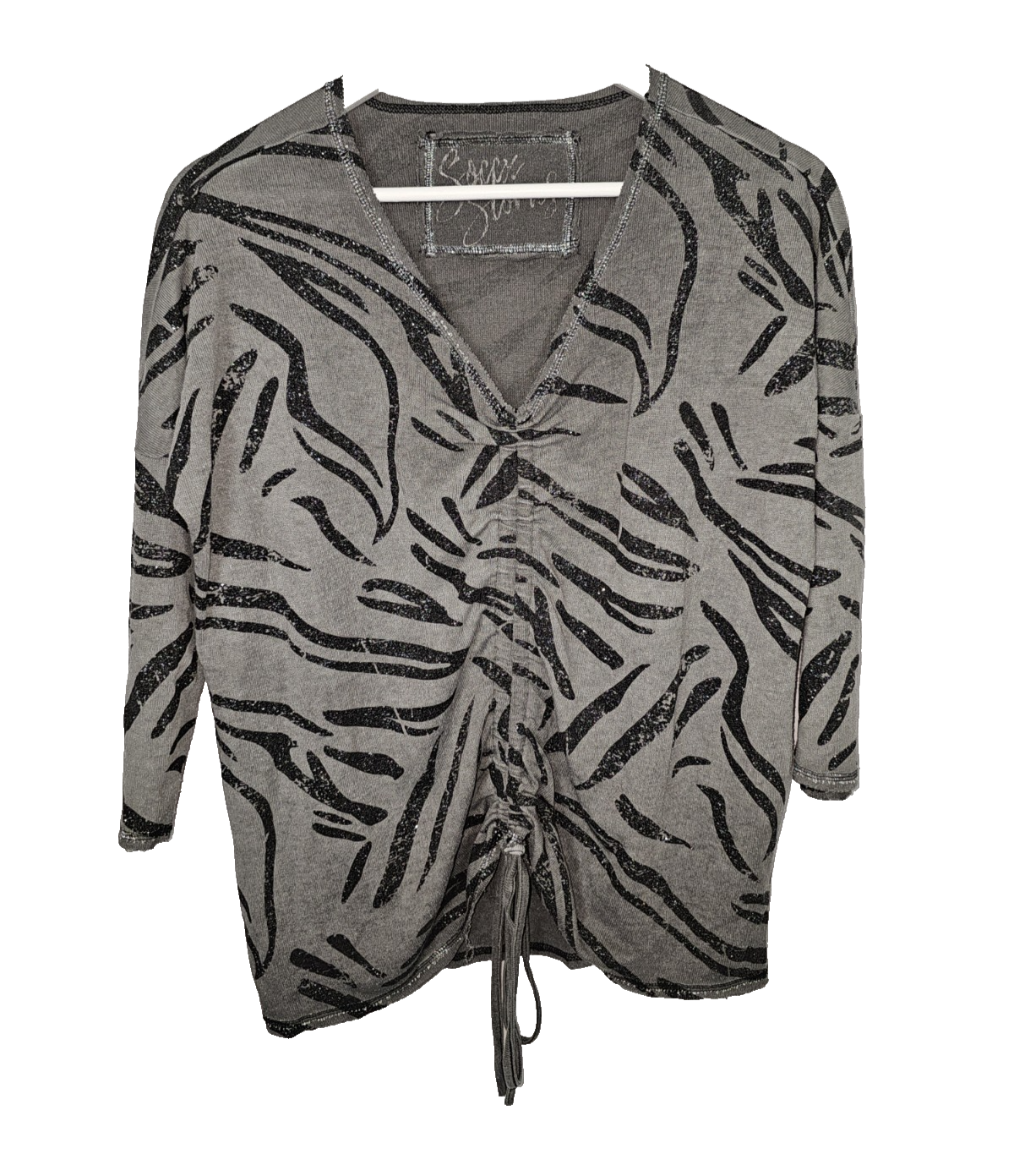 EK8724 Damen Bluse von Soccx, Grau, Gr. Ca. L0