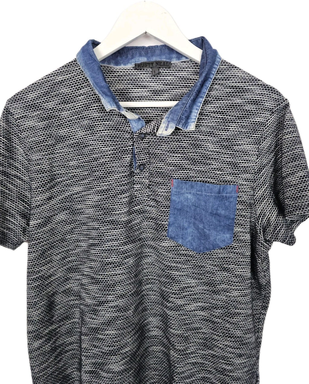 EK9329 Herren Hemd von Rusty Neal, Grau, Gr. L1