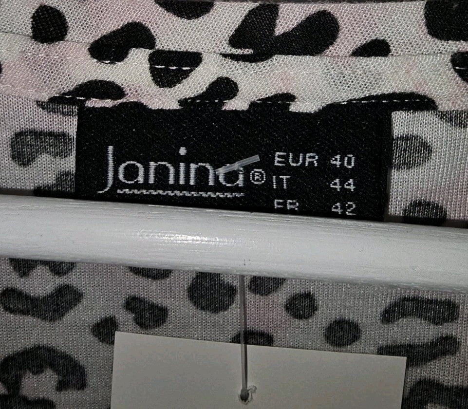 EK9562 Damen T-Shirt Janina Gr.40 Leoparden Rosa2