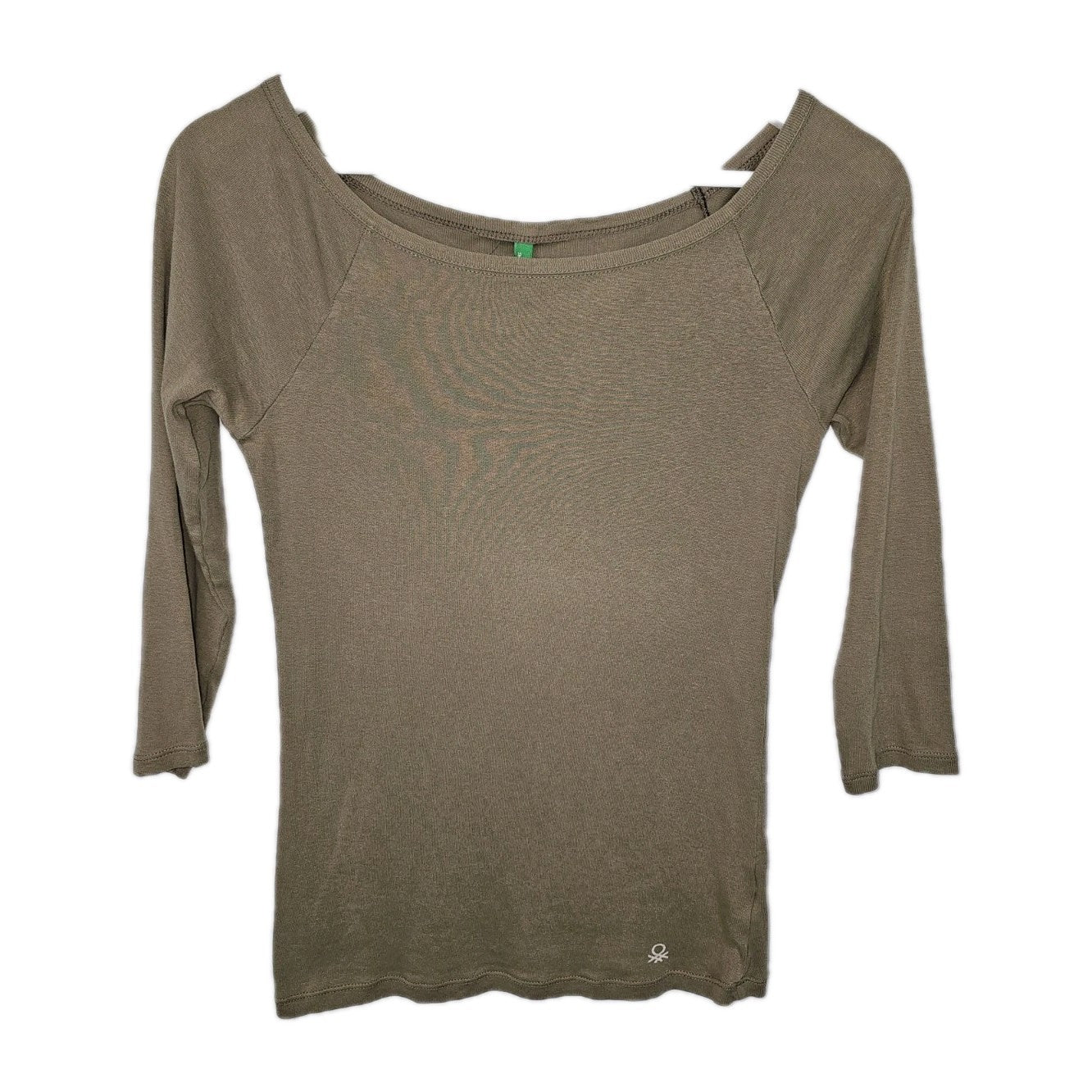 EK11066 Damen Langarmshirt von United Colors Of Benetton, braun, Gr.S (Gr.tab.)0
