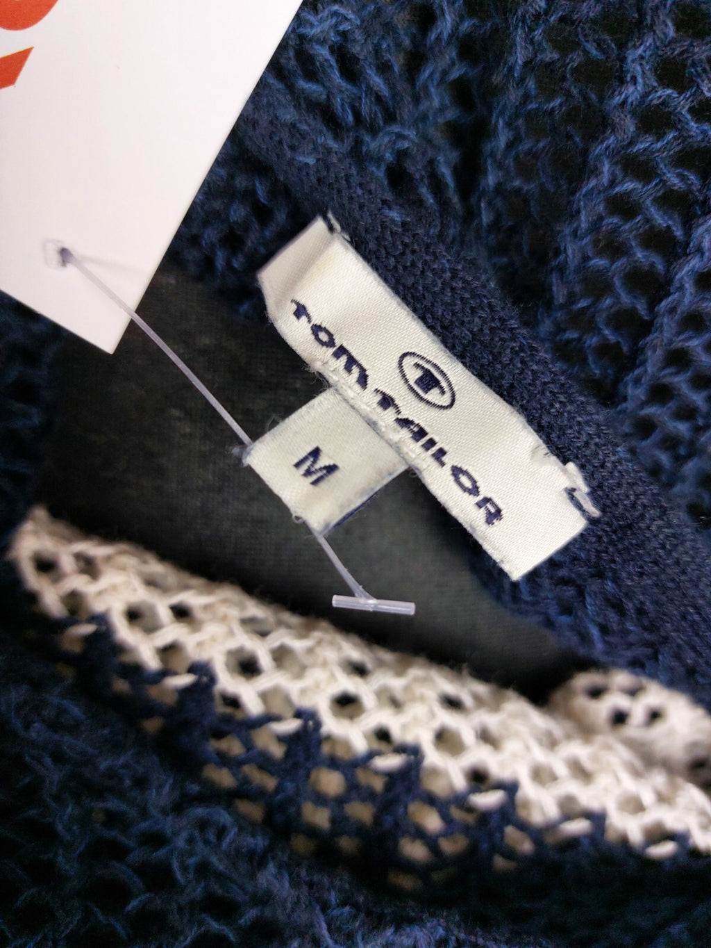 EK5178 Damen Pullover von Tom Tailor, blau/weiß, Gr. M7