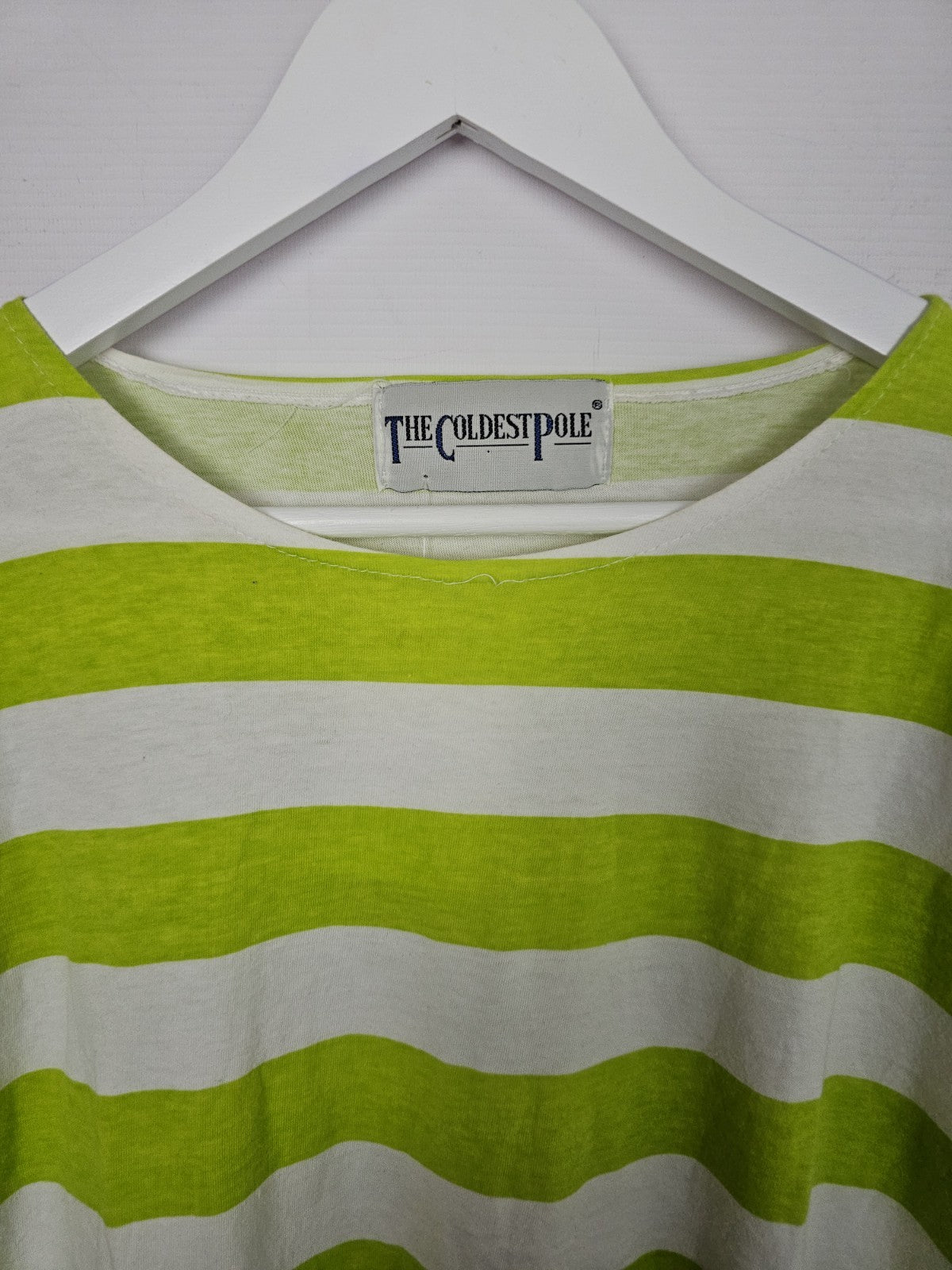 EK9194 Damen T-Shirt von TheColdestPole, Weiß/Grün, Gr. L1