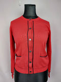 EK2784 Damen Strickjacke von Charles Robertson, rot, Gr. 400