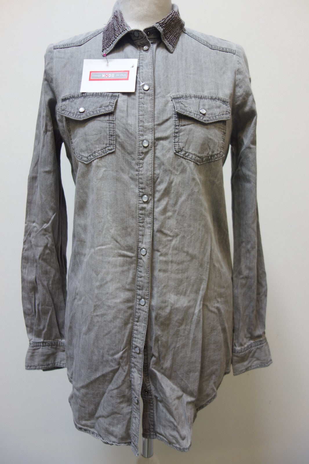 EK3519 Damen Bluse von Only, grau, Gr. 360
