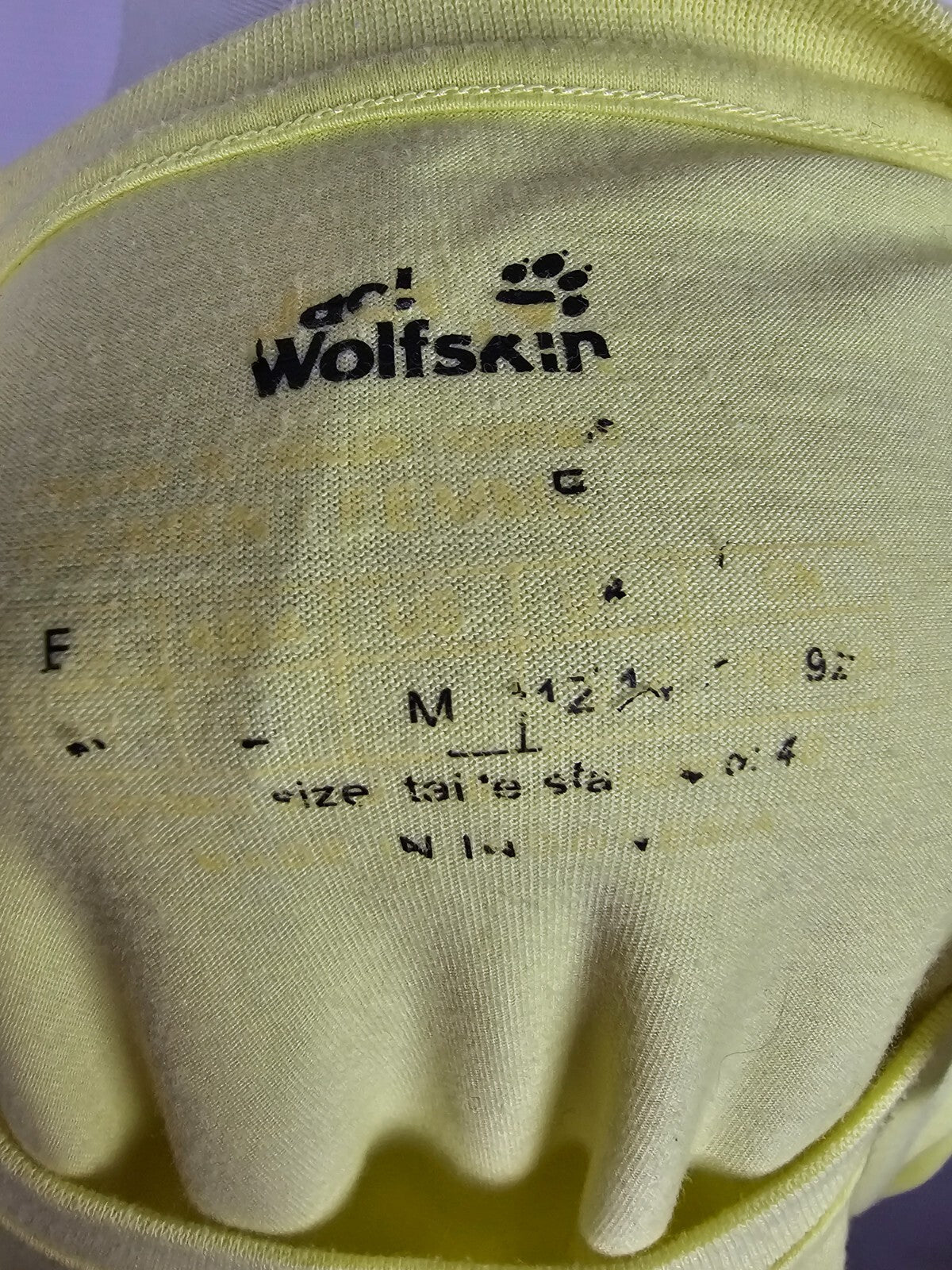 EK5571 Damen T-Shirt von Jack Wolfskin, gelb, Gr.S5