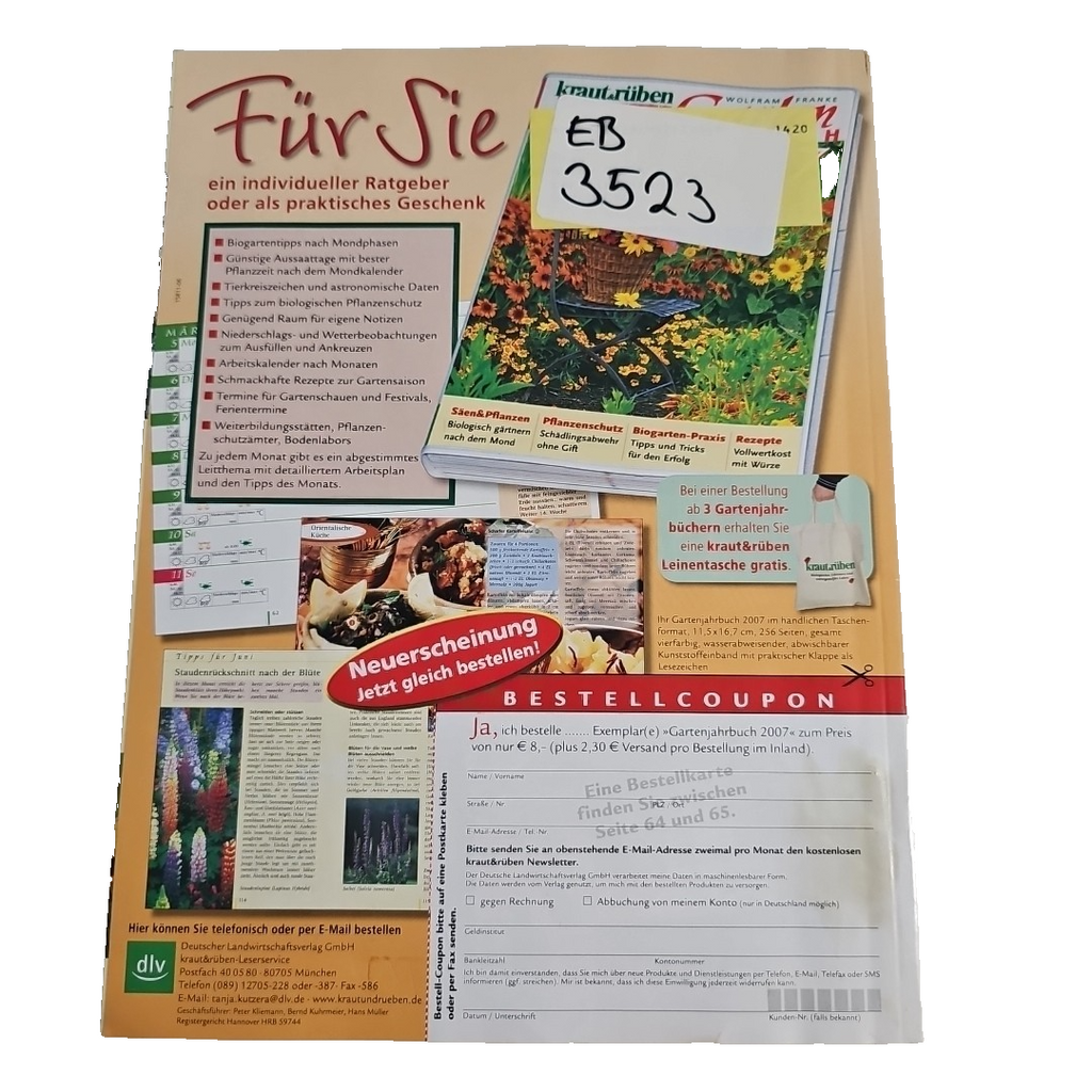 EB3523 Kraut und Rüben, 11/2006, biologisches Gärtnern und naturgemäßes Leben1