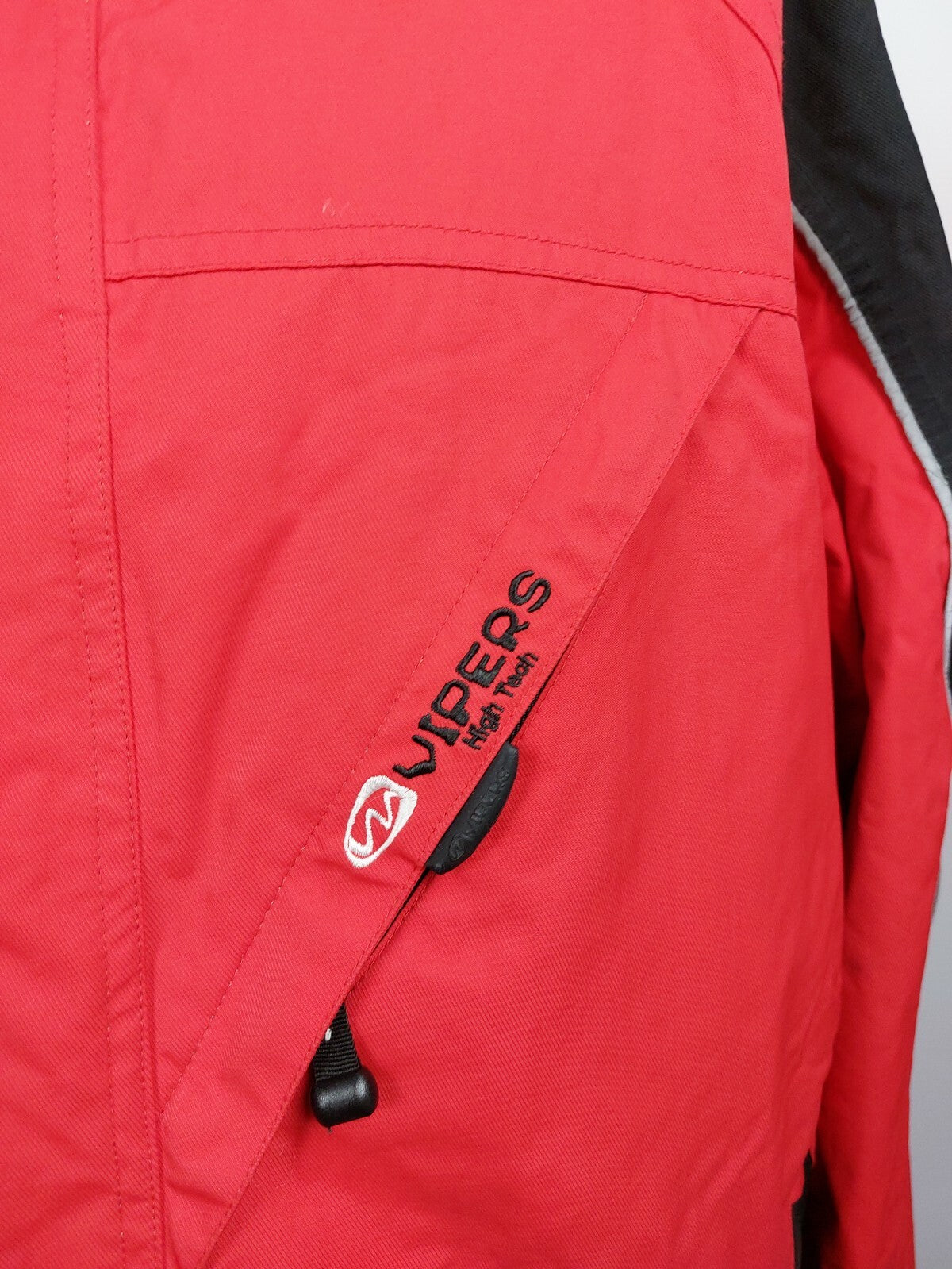 EK0451 Herren Winterjacke von Vipers, rot-schwarz, Gr.XL2