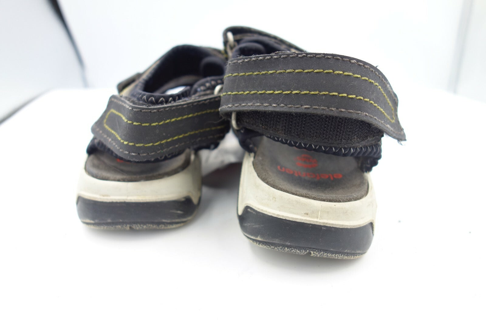 ES0688 Jungen Sandalen von Elefanten, schwarz/grau, Gr. 312