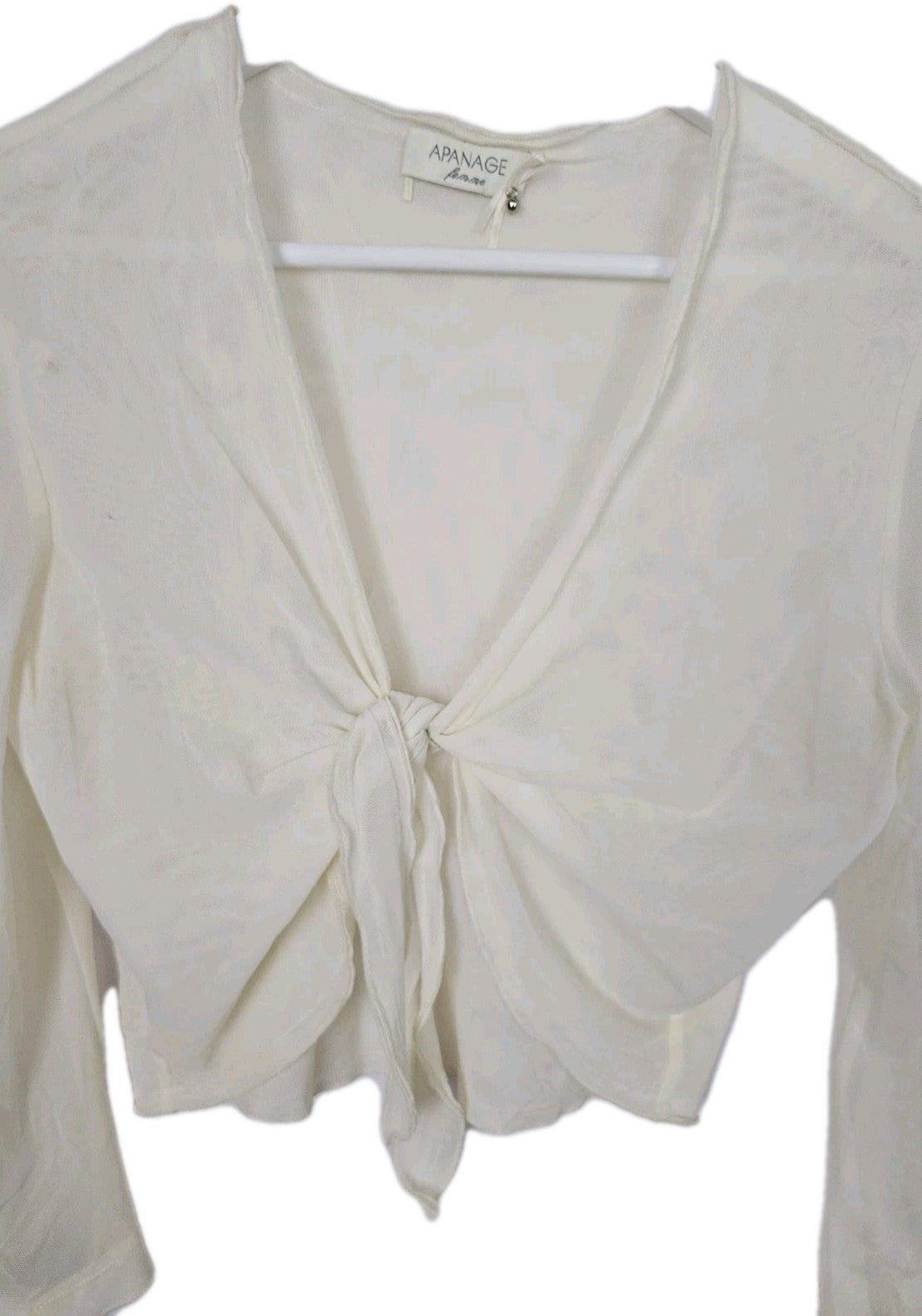EK8987 Damen Bluse von Apanage, Cremeweiß, Gr.S1