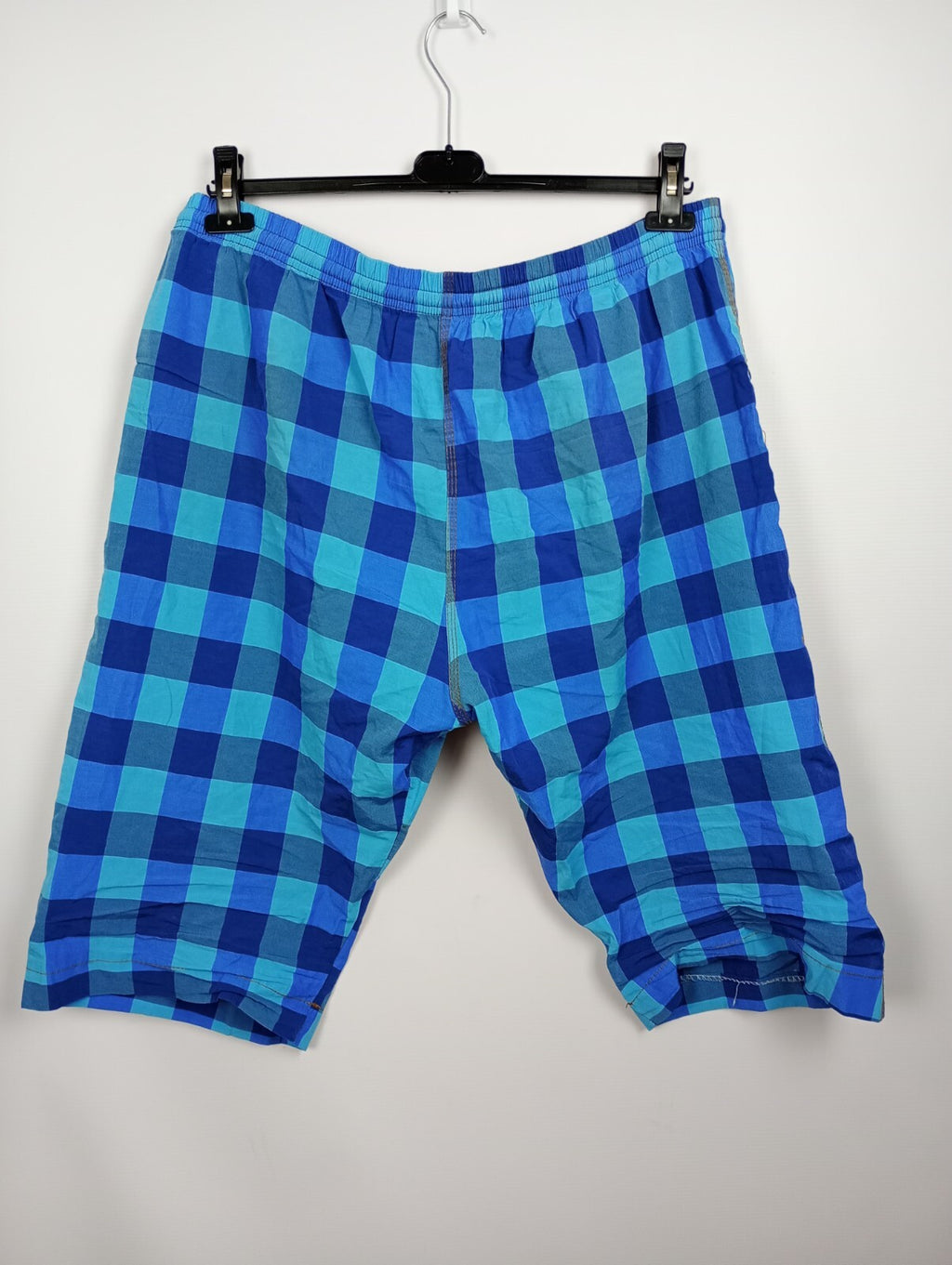 EK5247 Herren kurze Hose von Fotouhi, blau kariert, Gr. 3XL5