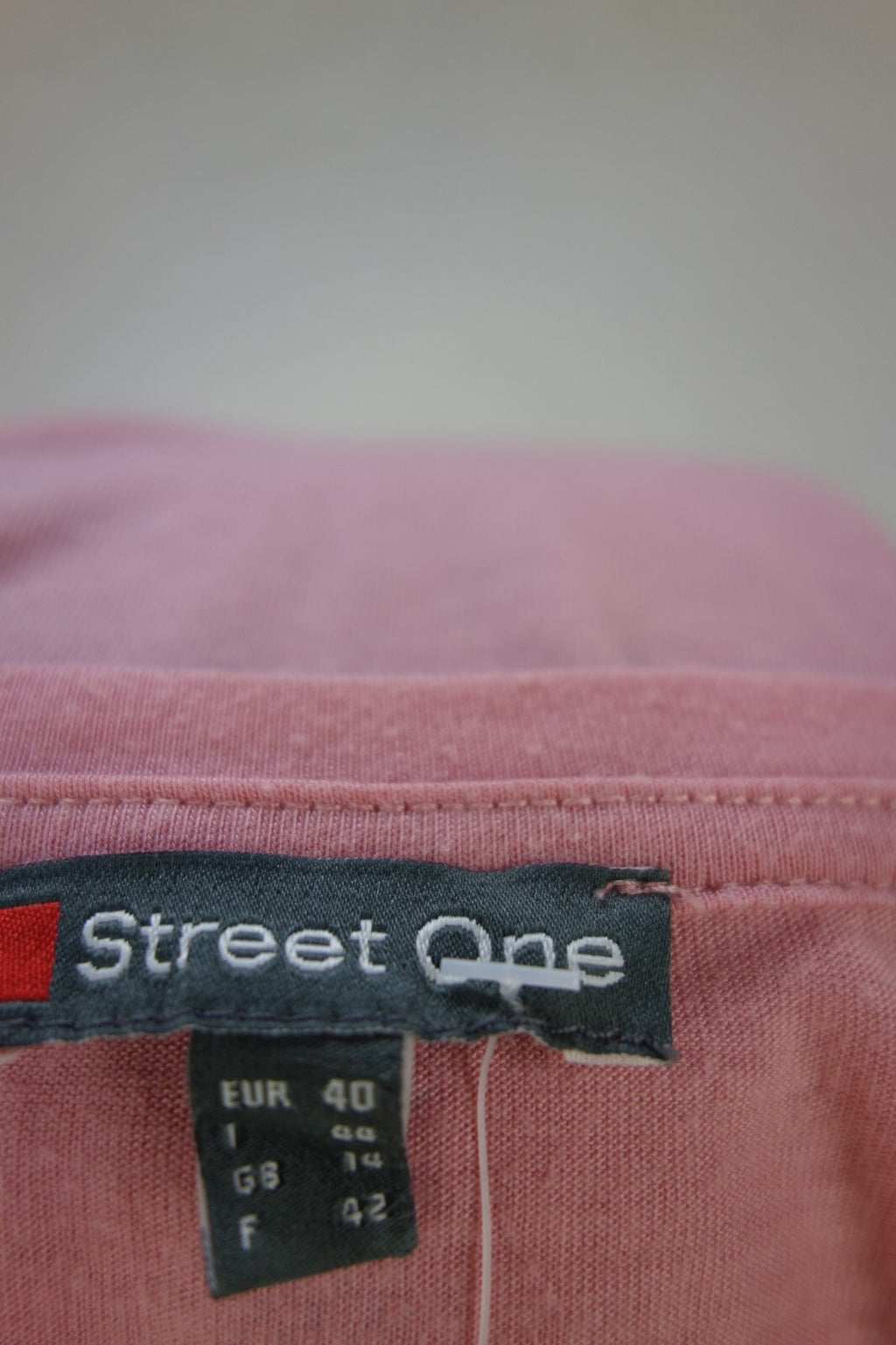 EK0186 Damen Shirt von Street One, rosa, Gr. 404