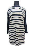EK3430 Damen Shirtkleid von Schiesser, getsreift, gr. 380