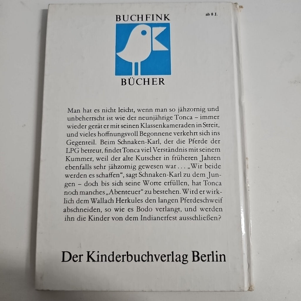 EB831 Tonca - Kinderbuch ab 8 Jahre - Hartmut Biewald - DDR1