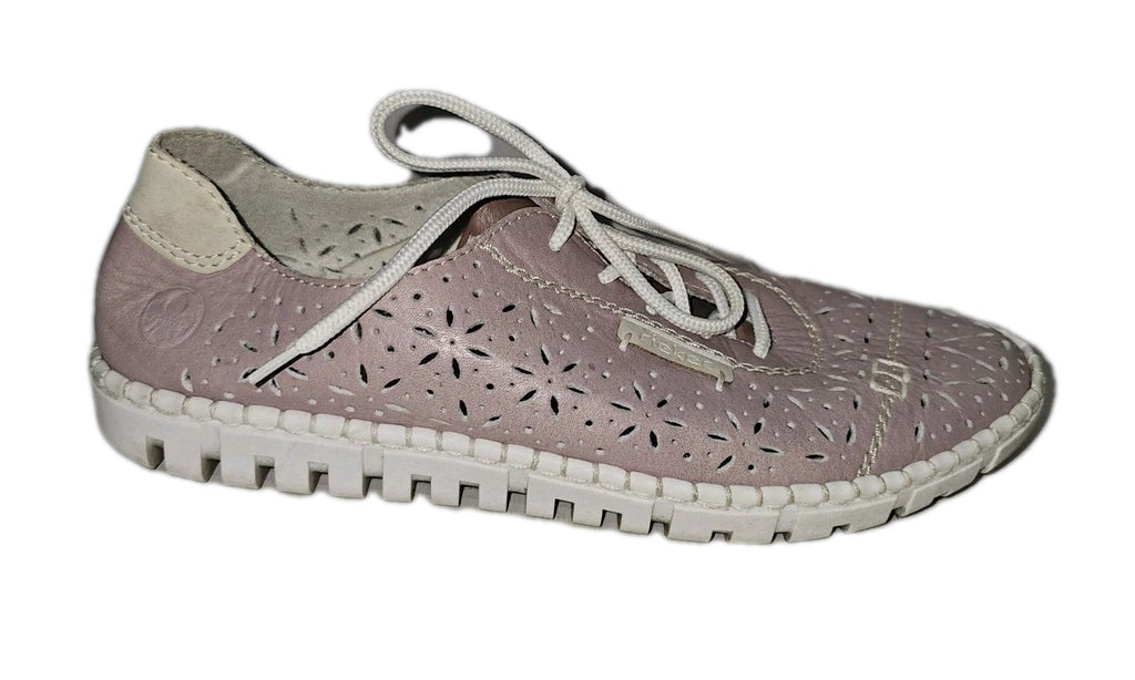 ES833 Damen Halbschuh von Rieker, lila, Gr.403