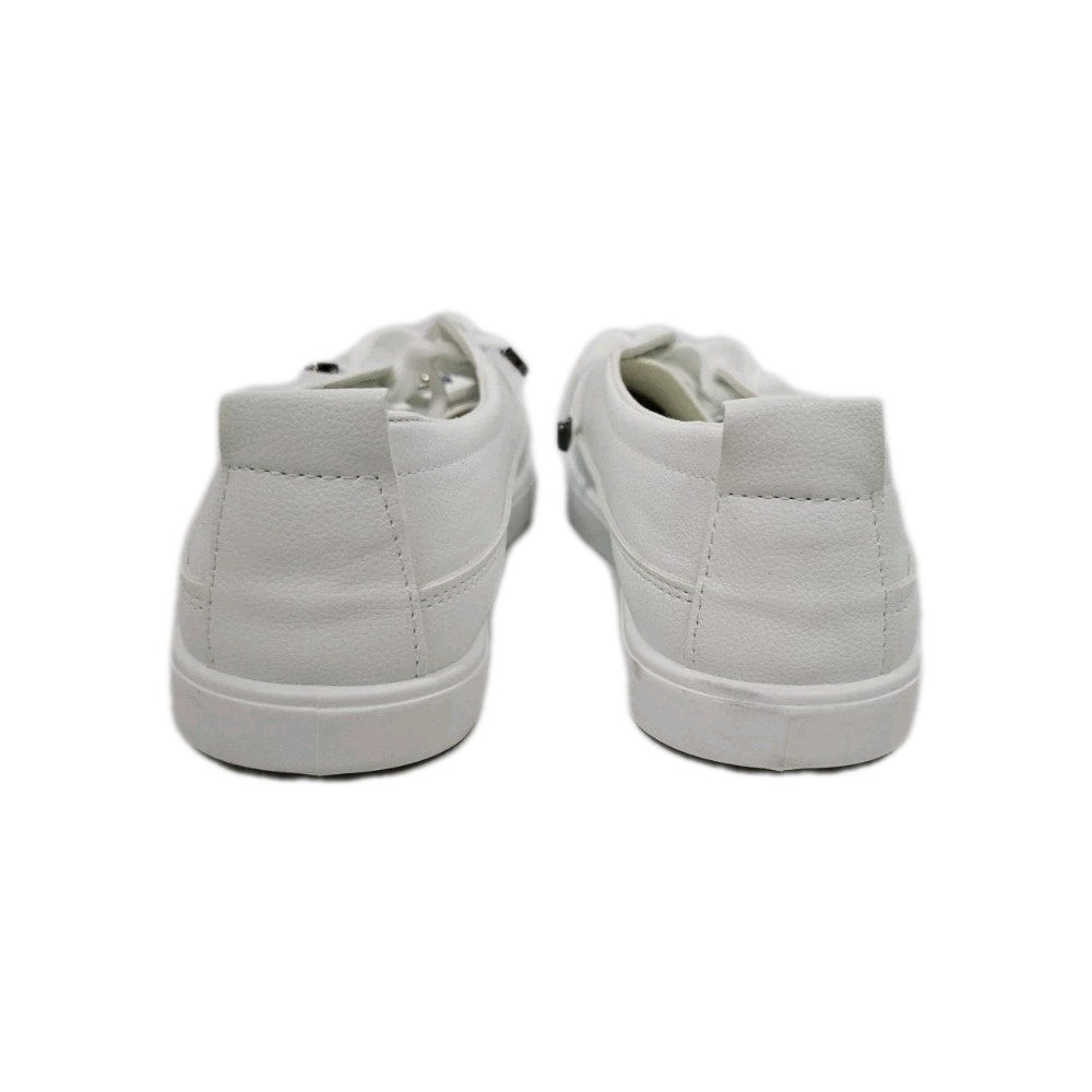 ES872 Damen Ballerinas von Jiuyou, Weiß, Gr. 412