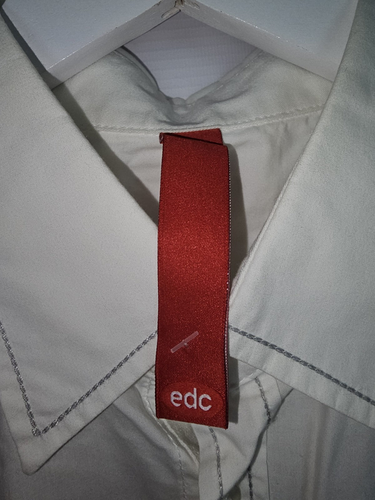 EK743 Herren Hemd von EDC, weiß, Gr.L2