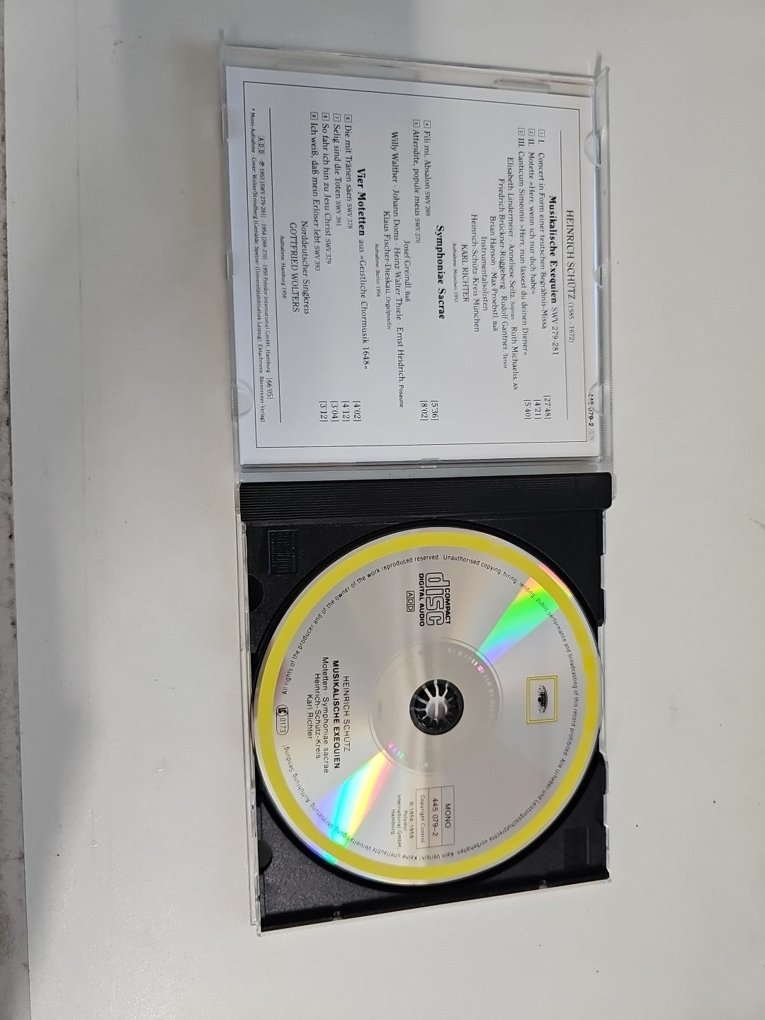 EB4025 Heinrich-Schütz-Kreis-Karl Richter: Heinrich Schütz-Musikalische Exequien1
