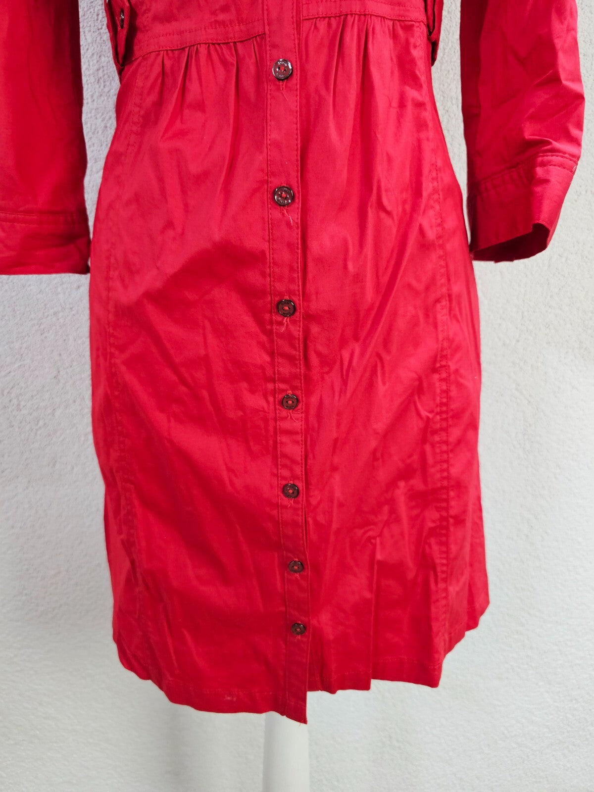 EK5753 Damen Blusenkleid von Mango, rot, Gr. XS/S2
