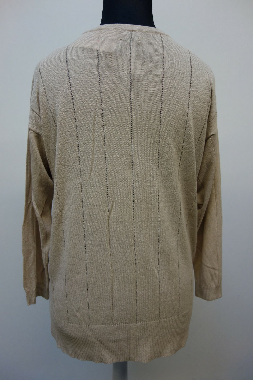 EK0132 Damen Longshirt von United Colors of Benetton, beige, Gr. L3