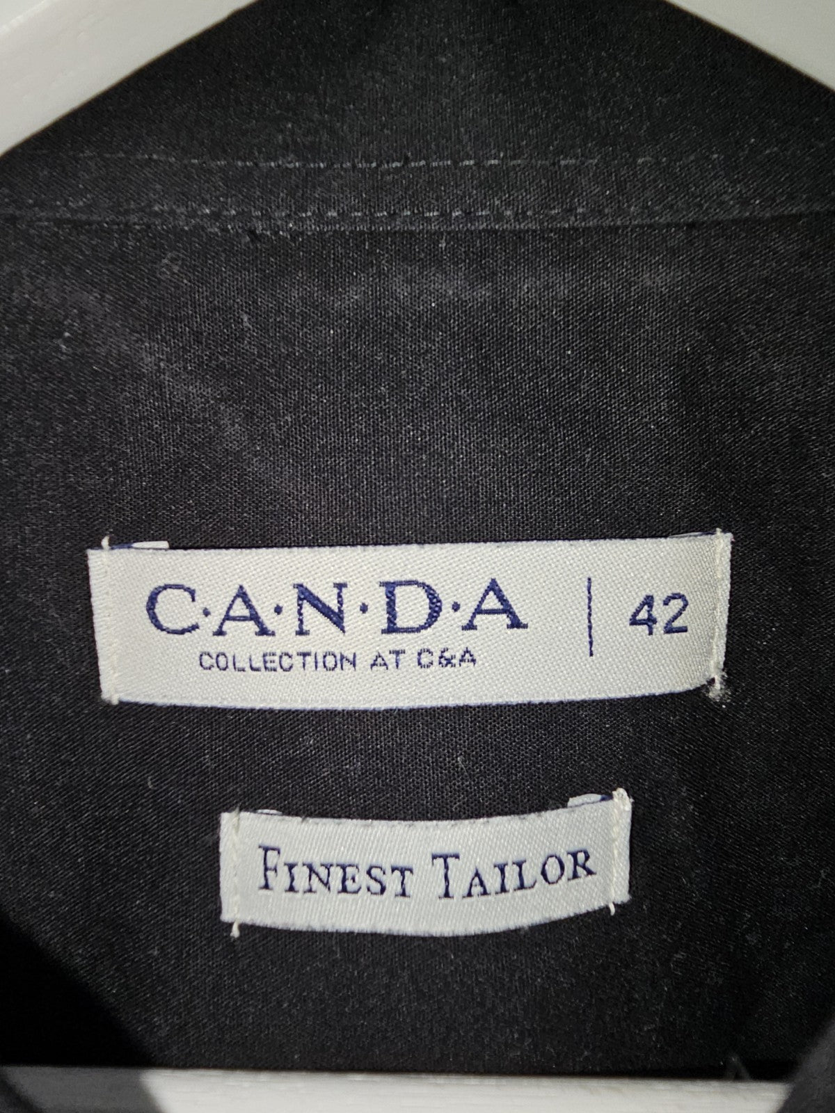 EK10959 Herren Hemd von Canda C&A, schwarz, Gr.421