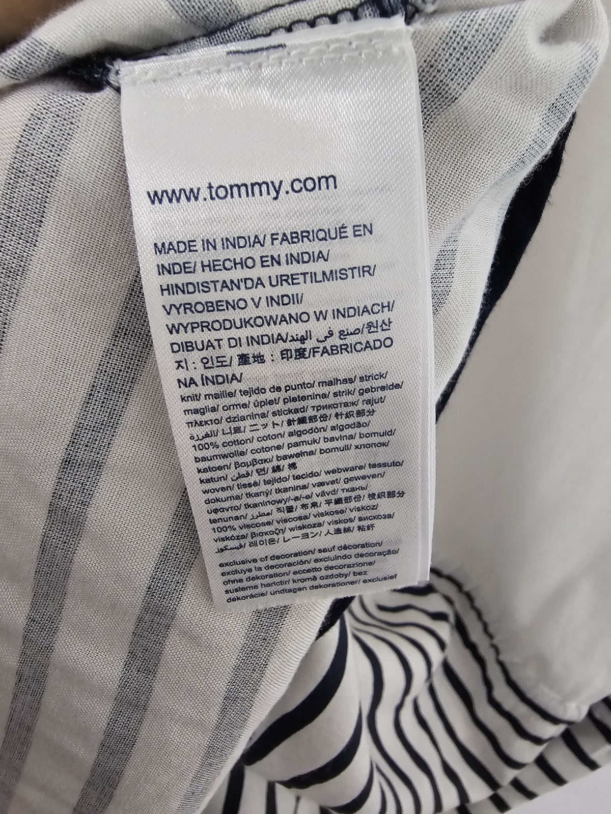 EK5157 Damen Kleid von Tommy Hilfiger Denim,  Weiß, Gr. S6