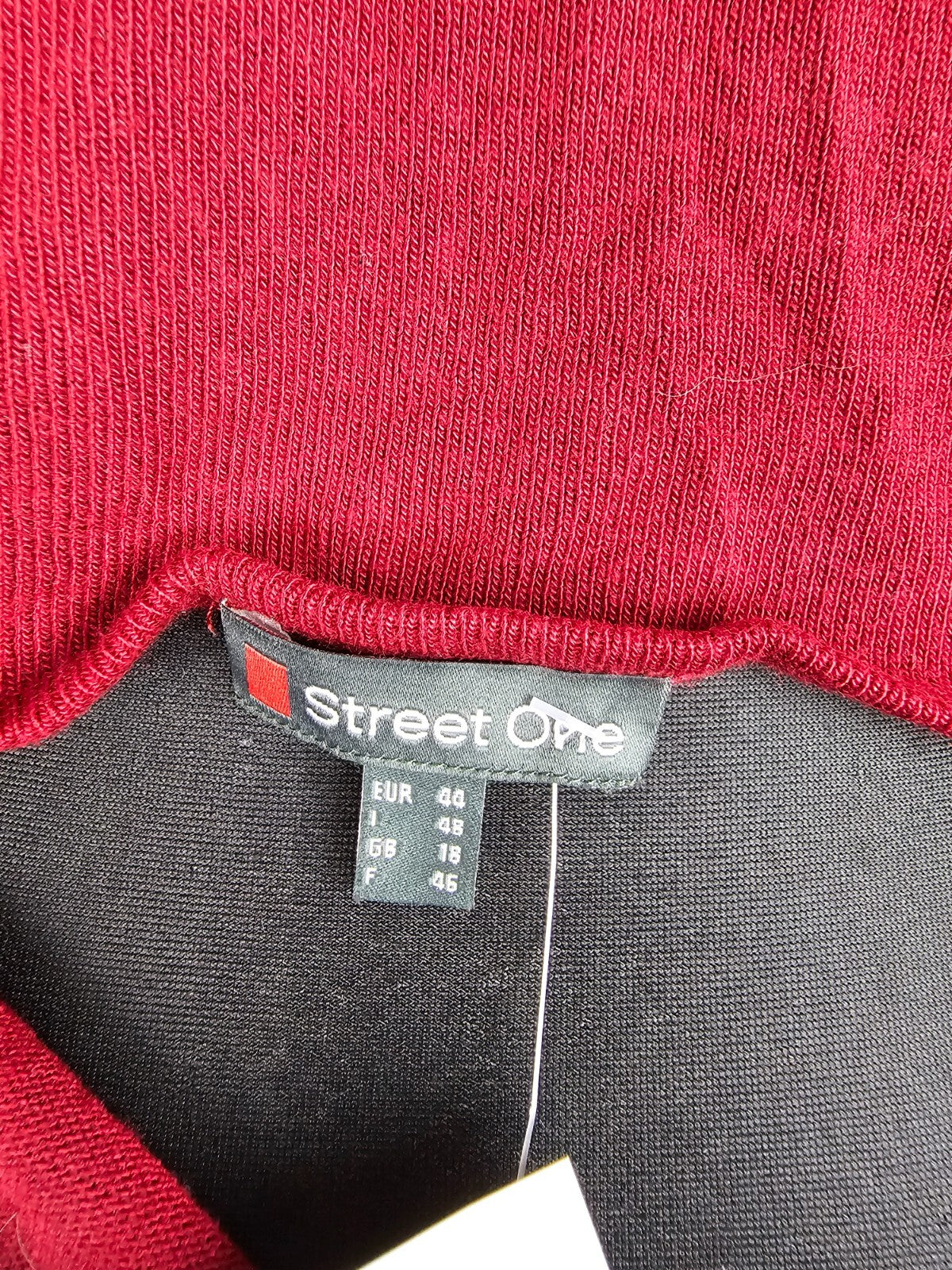 EK5467 Damen Strickjacke von Street One, rot, Gr. 445