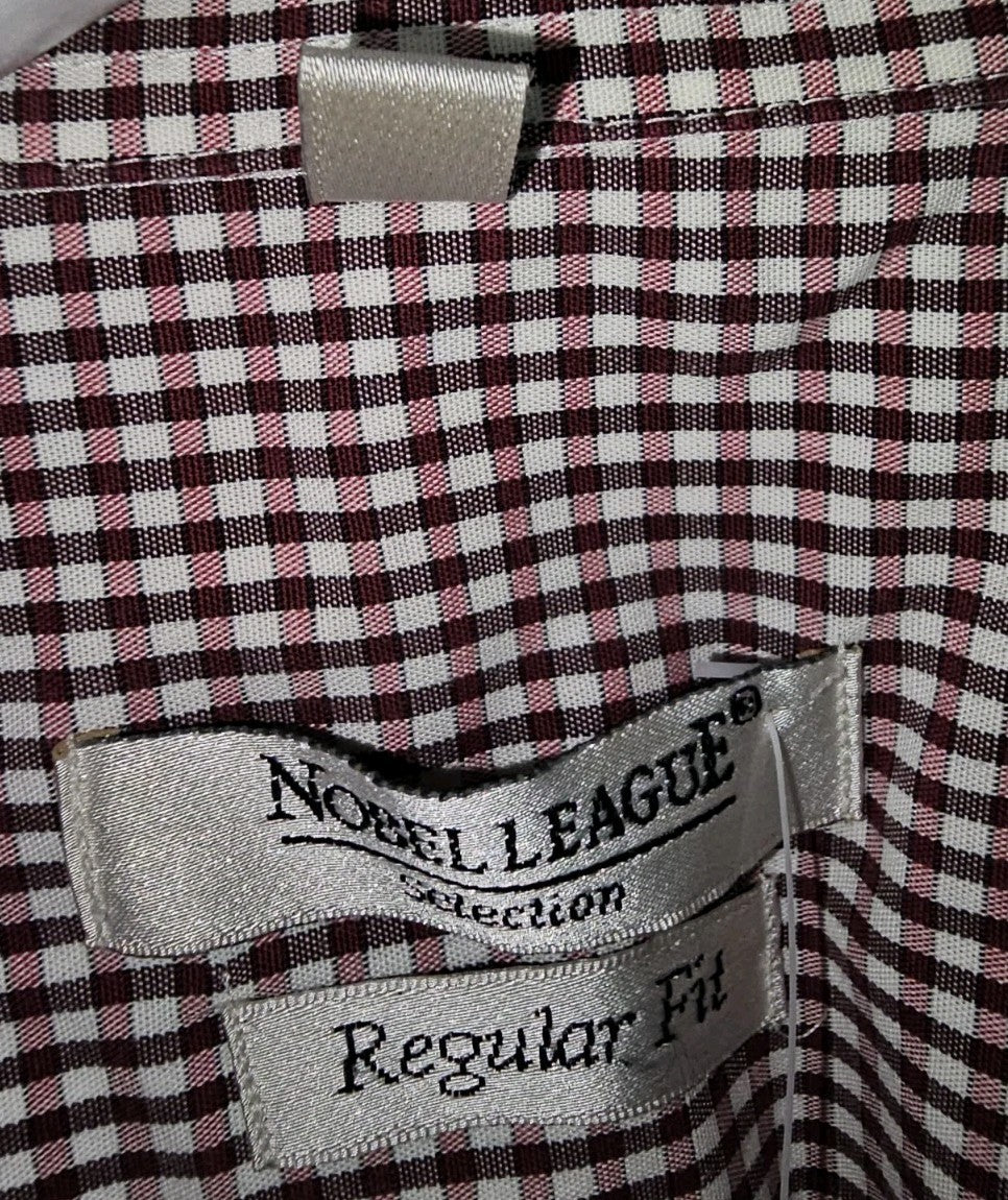 EK5987 Herren Hemd von Nobel League, rot-weiß, Gr.412