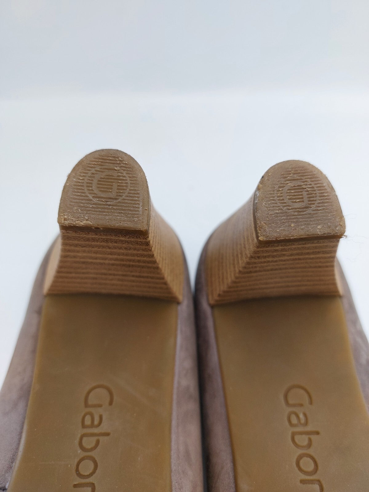 ES0449 Damen Pumps von Gabor, beigegrau, Gr. 7 (EU 40,5)8