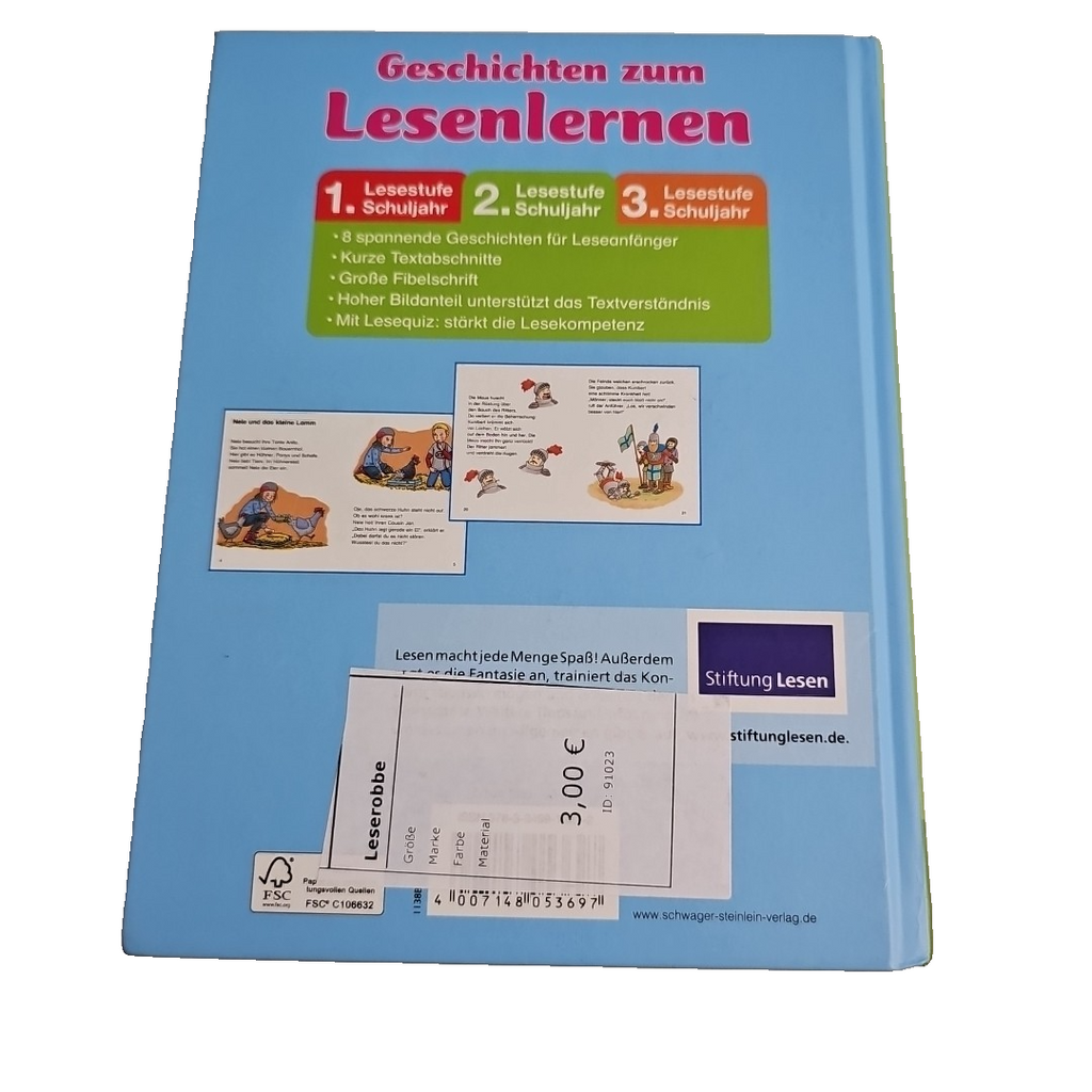 EB2943 Geschichten zum Lesenlernen, 2. Schuljahr1