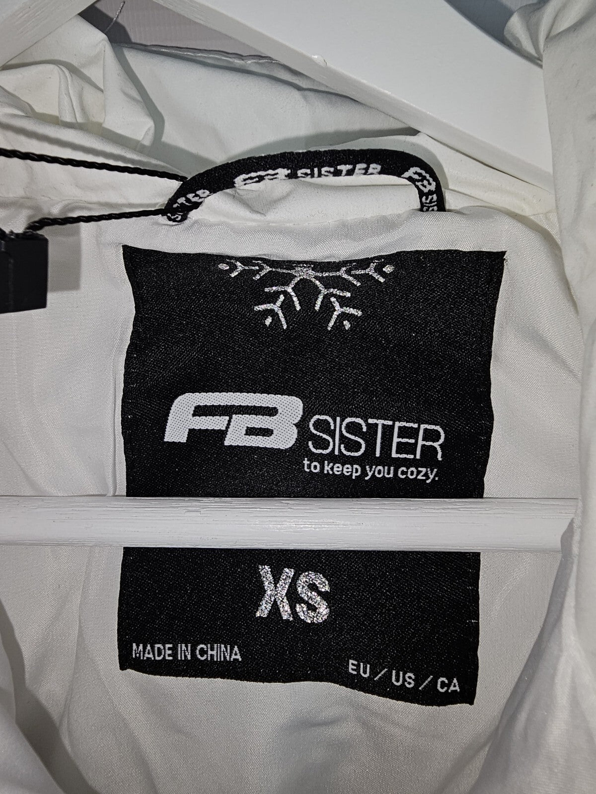 EK6911 Damen Jacke von FBsister, Weiß, Gr. XS2