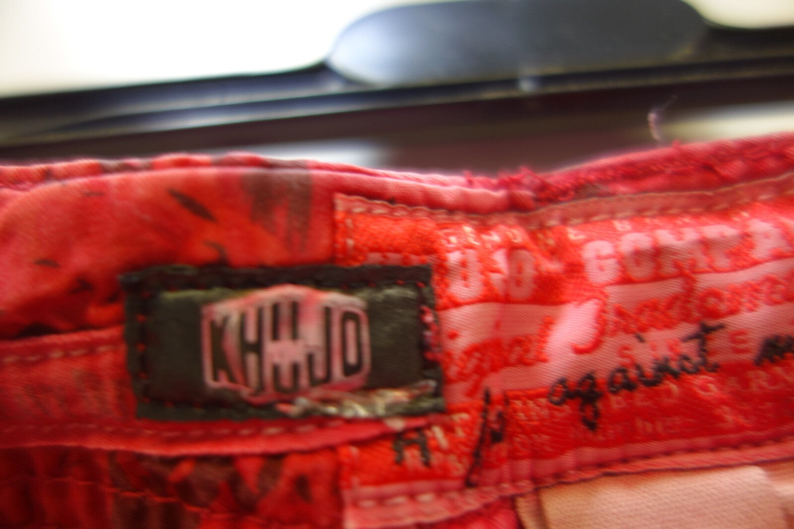 EK1652 Damen Hose von Khujo, rot, Gr. 282