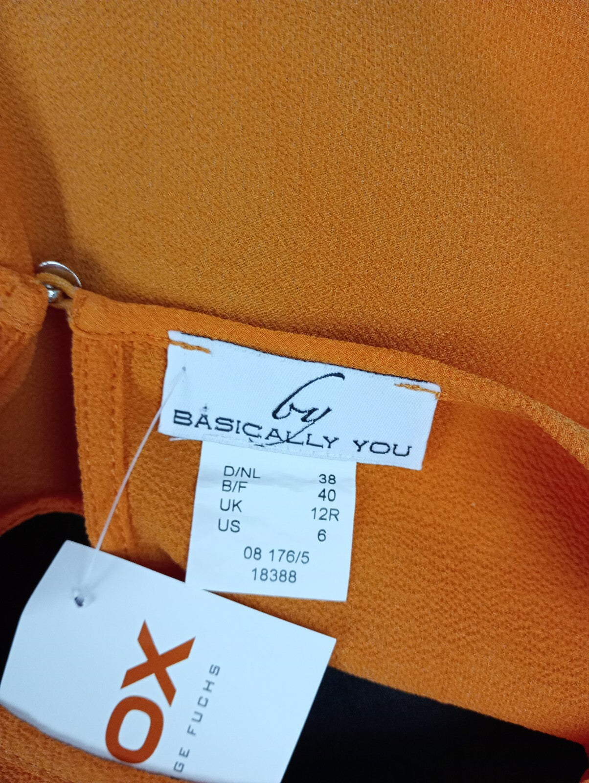 EK5100 Damen Bluse von basically you, orange, Gr. 386