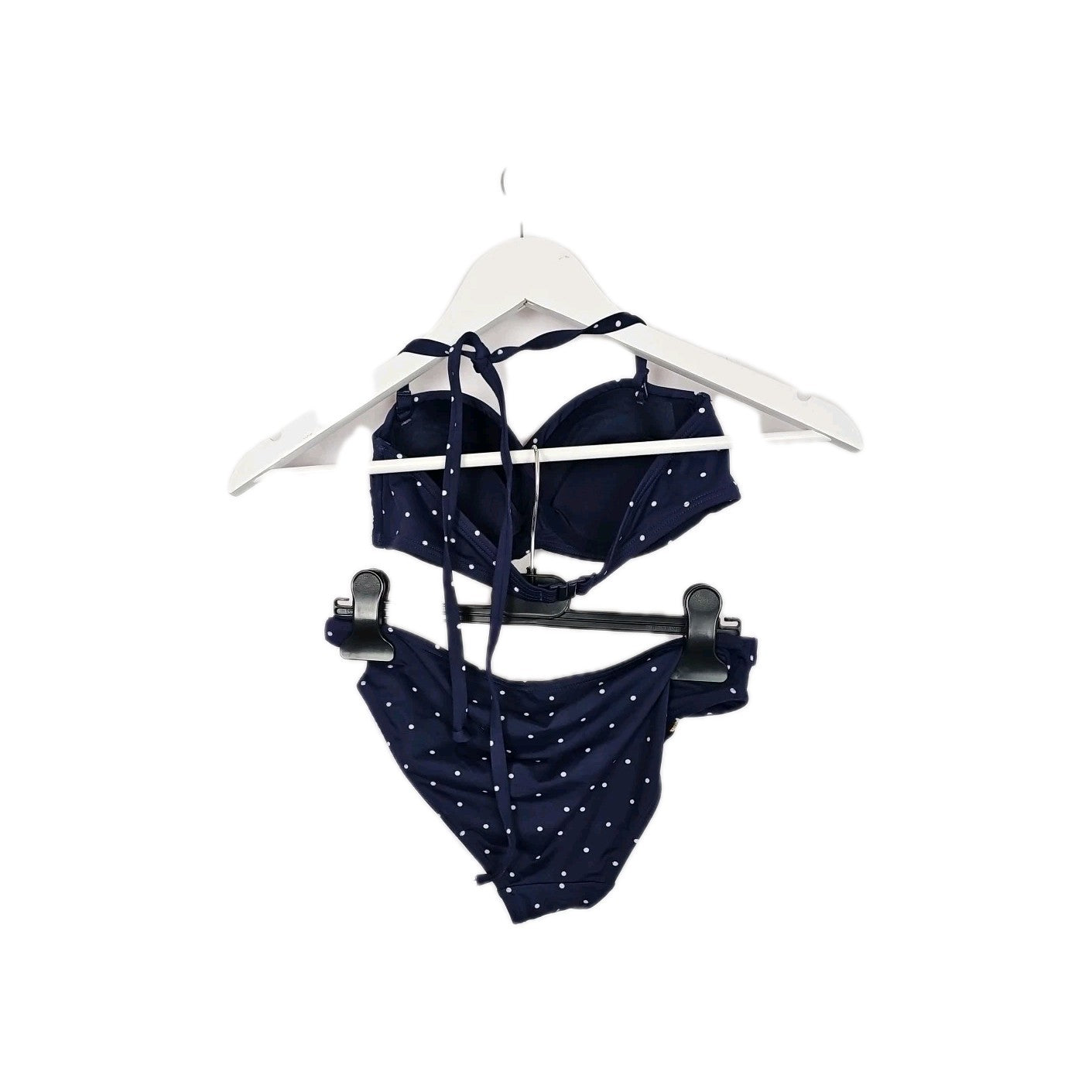 EK8948 Damen Bikini Mix-Kini Gr.34 Blau Brustumfang 26cm Taile 31cm4