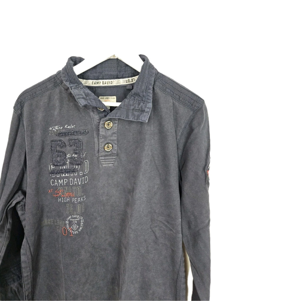 EK9299 Herren Hemd Camp David Gr.M Blau1