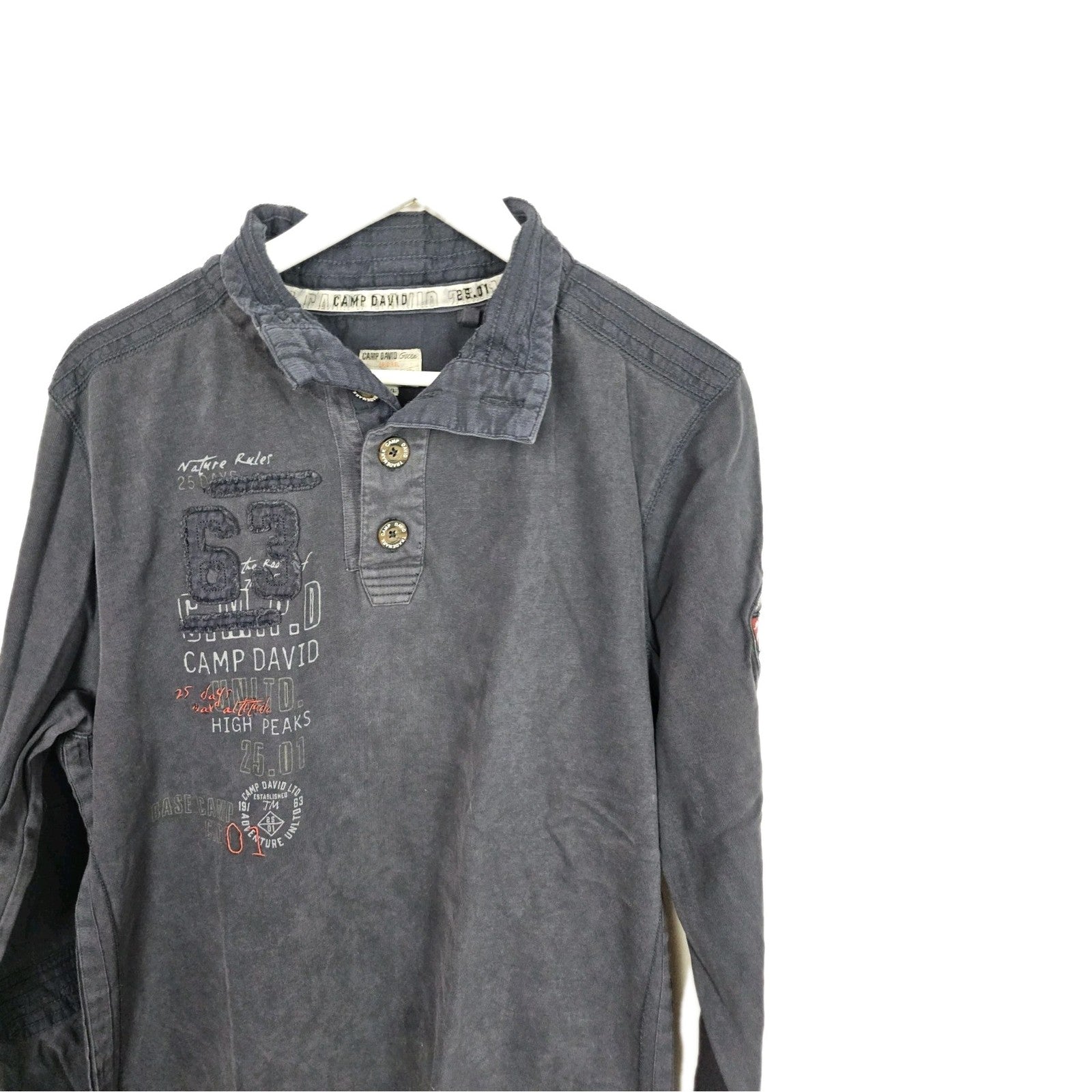 EK9299 Herren Hemd Camp David Gr.M Blau1