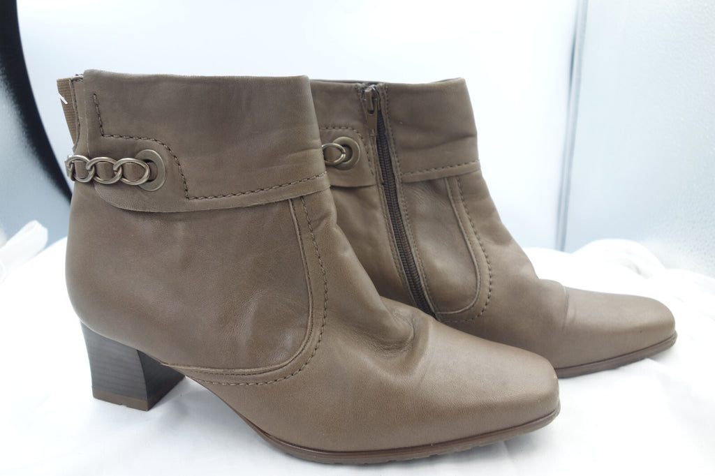 ES0373 Damen Stiefeletten von Luftpolster, braun, Gr. 5 (38)2
