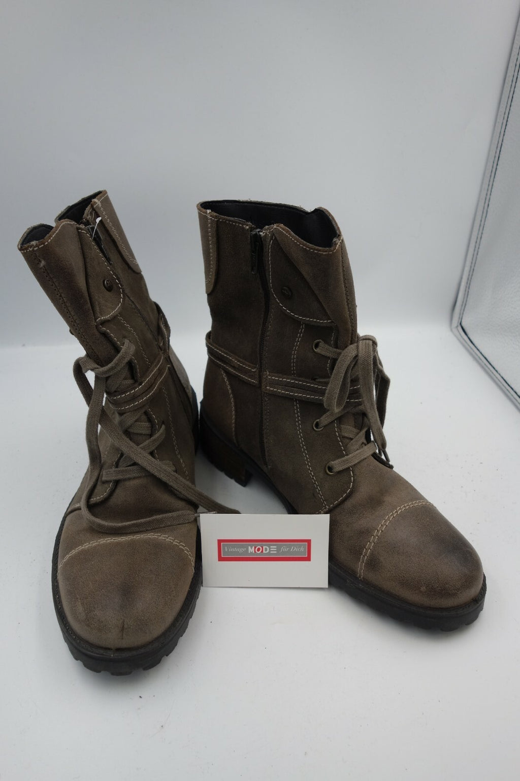 EK0228 Damen Stiefeletten von bama, graubraun, 390