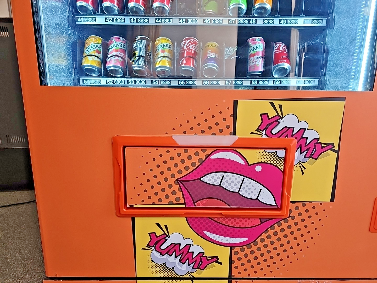 Snack Automat   mit Kartenzahlung Münzwechsler  und  Geldscheinen tolles Design3