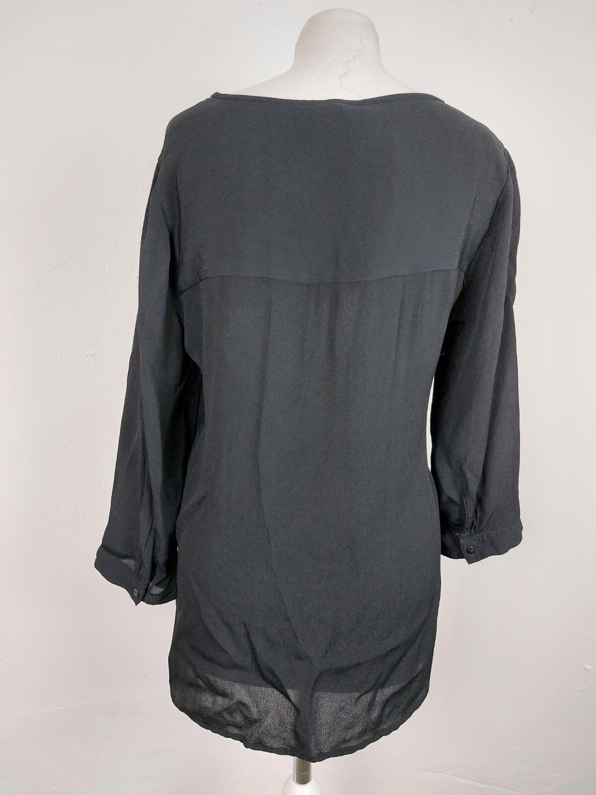 EK2407 Damen Bluse von Vila, schwarz, Gr. S3