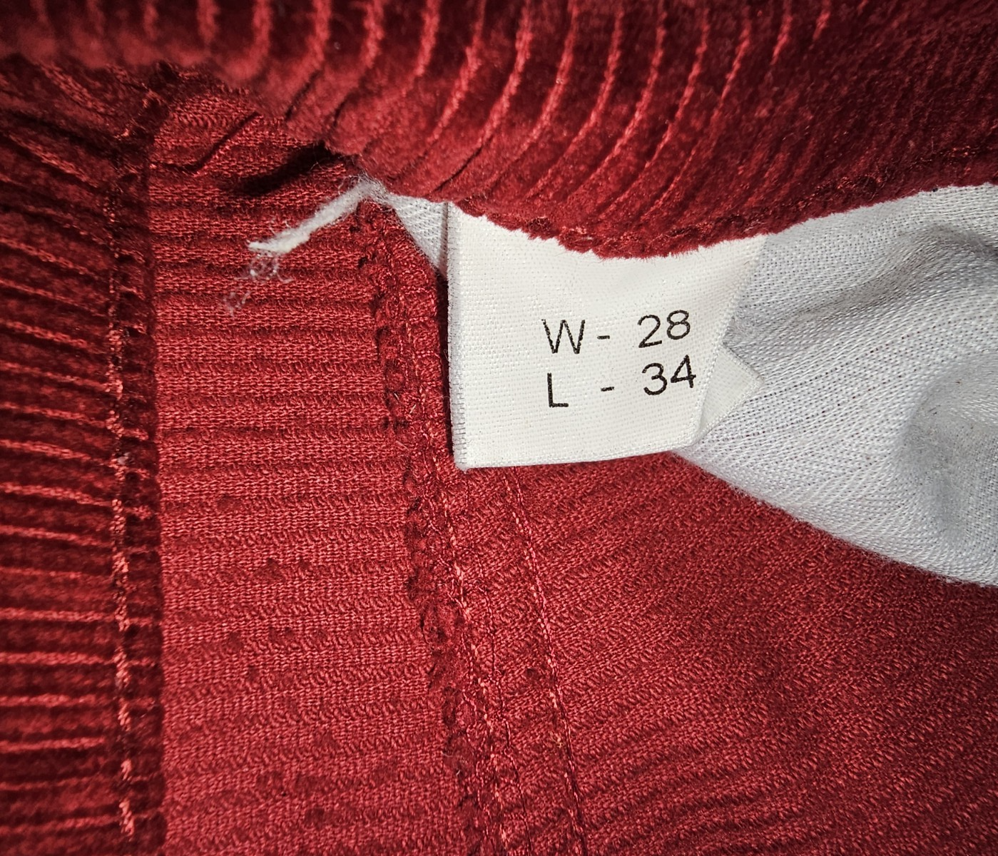 EK8174 Damen Jeans von Wallys, Rot, Gr. W28 L343