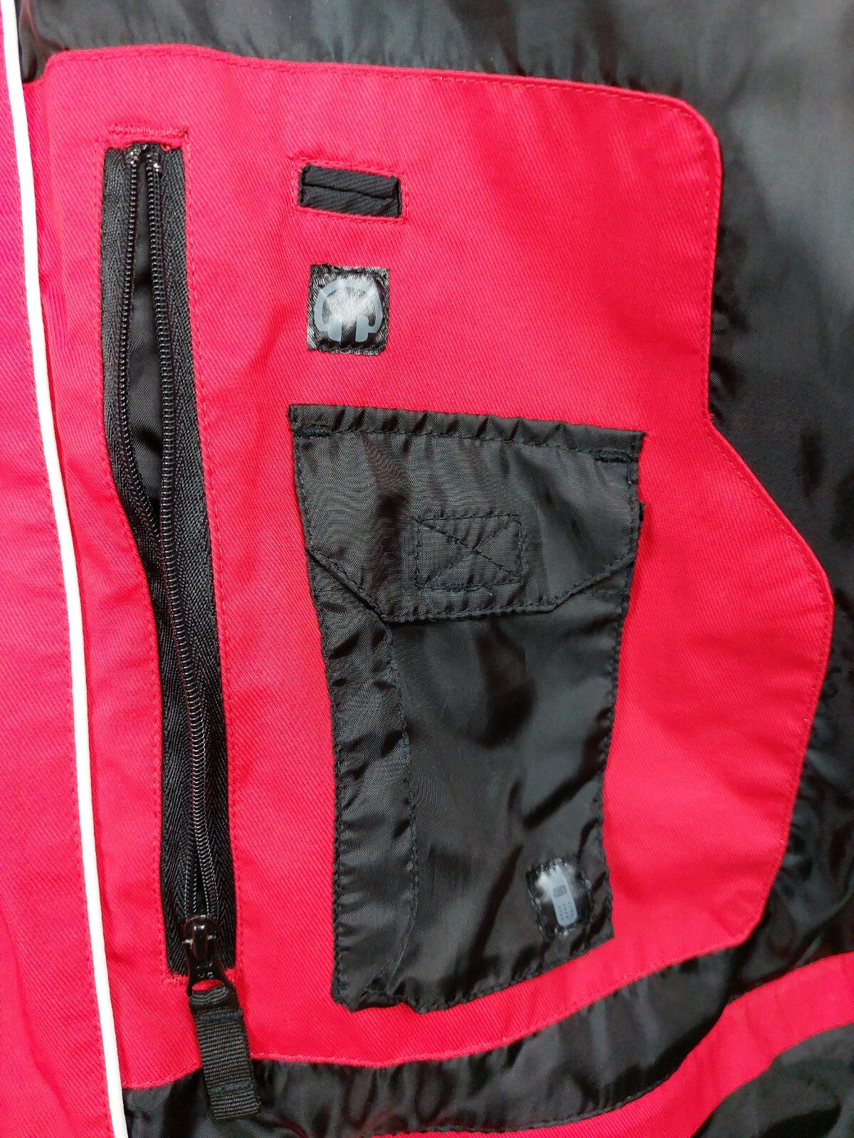 EK0451 Herren Winterjacke von Vipers, rot-schwarz, Gr.XL11