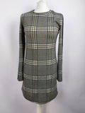 EK4719 Damen Kleid von Bershka, schwarz/weiß/gelb, Gr. M0
