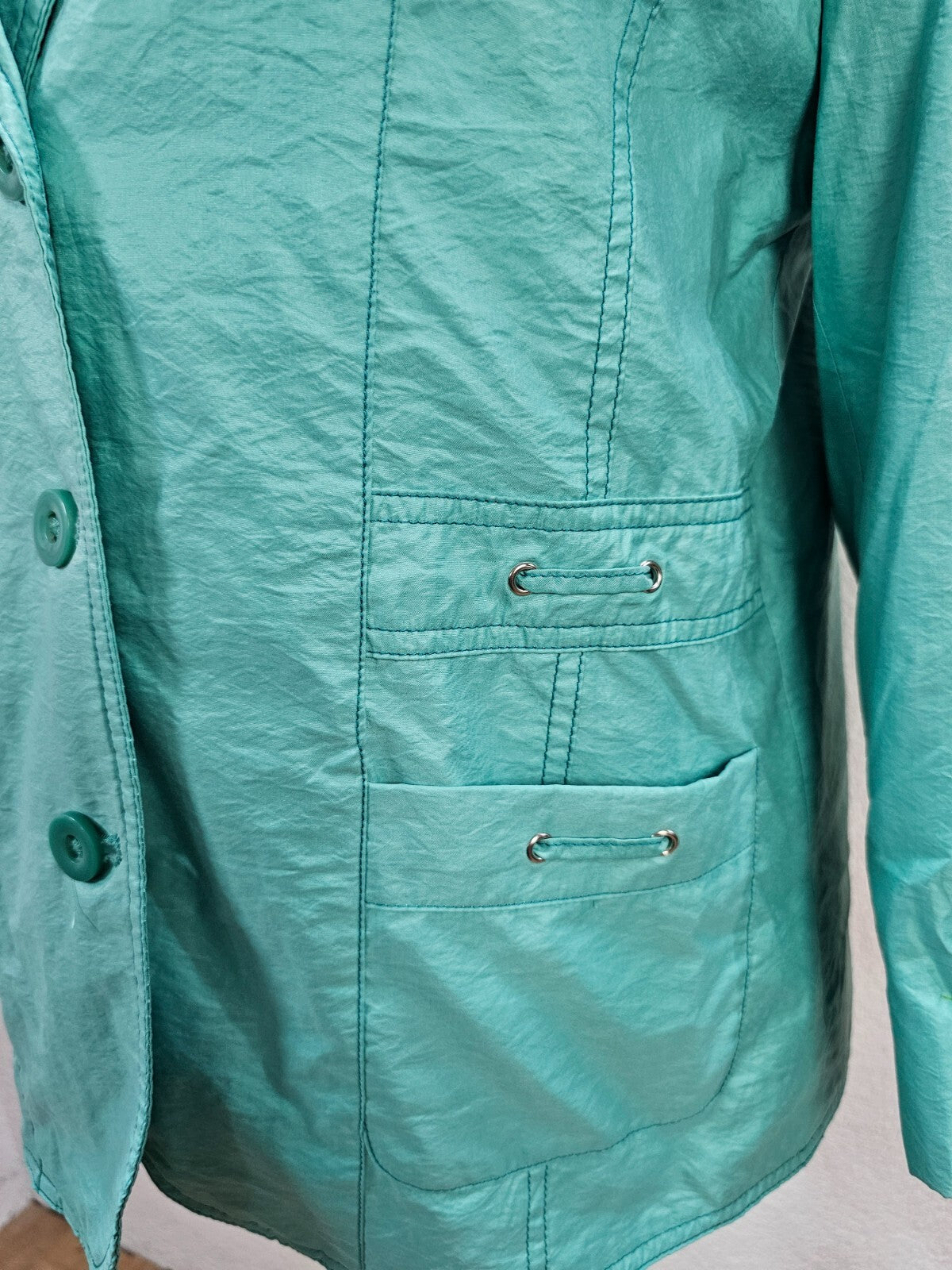 EK4963 Damen Blazerjacke von Mian, lichtgrün, Gr. 483