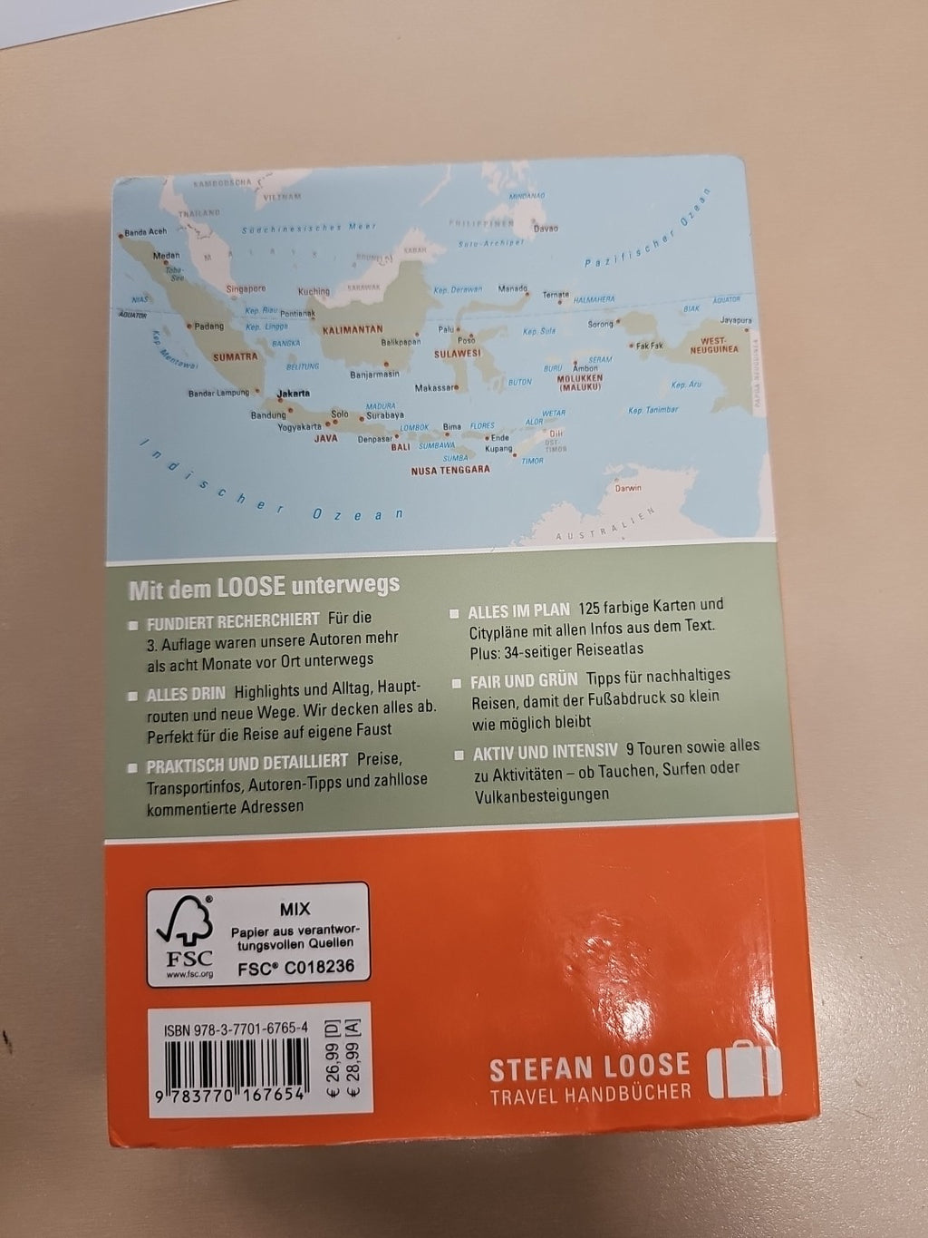 EB 3109 Stefan Loose Reiseführer Indonesien: mit Reiseatlas..| Zustand sehr gut1