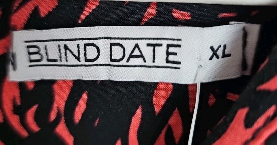 EK9543 Damen Kleid Blind Date Gr.XL Rot1