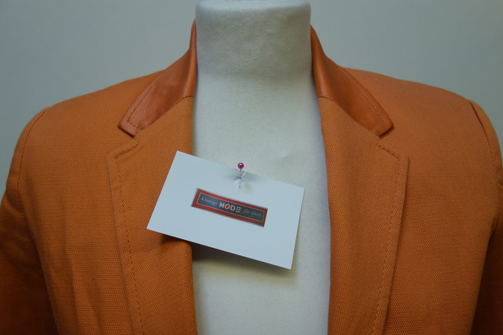 EK0478 Damen Blazer von Bershka, orange, Gr. S1
